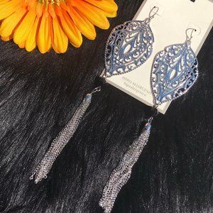 Boho Earrings Long Ethnic Fringe Tassel Dangles